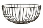 Premier Housewares Fruit Basket, Iron, Black