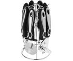 Premier Housewares Kitchen Utensils with Swivel Stand 6 Piece