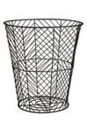 Premier Housewares Storage Basket, Iron, Black