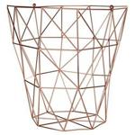 Premier Housewares Vertex Storage Basket - Copper Plated