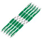 presents & more Ballpoint Pen, Green, Pack of 10