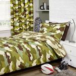 PRH Army Camouflage Lined 72″ Drop Curtains