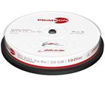 Primeon BD-R Photo-On-Disc 50GB 8x inkjet printable 10pk Cakebox