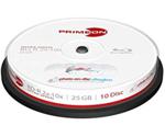 Primeon BD-R Photo-On-Disc-Ultragloss 25GB 10x printable 10pk Cakebox