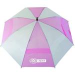 ProTekt Automatic Golf Umbrella - White/Pink