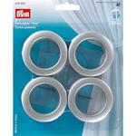 Prym Click Curtain Eyelets 40 mm Pack of 8 Matte Silver Plastic Silver