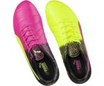 Puma evoPOWER 3.3 Tricks FG pink glo/safety yellow/black