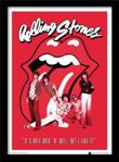 Pyramid International Stones (It's Only Rock n Roll) Framed Print Memorabilia, Multi-Colour, 30 x 40 cm