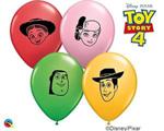 Qualatex 92786 Toy Story 4 5 Inch Faces Latex Balloons (Mixed Colours, 10 Pack)