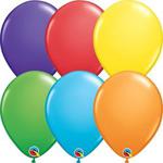 Qualatex Bright Rainbow Assortment 5 Inch Latex Balloons (10 Pack)