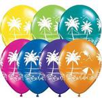 Qualatex Tropical Vistas 11 Inch Latex Balloons (Fantasy Assorted, 5 Pack)