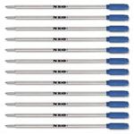 Quality Ballpoint Pen Refills, Compatible with Cross Pen, 8513 (12 x BLUE INK)