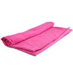 Quick Drying Microfiber Towel | Lightweight Home & Gym | Travel, Beach & Sports | Camping & Hiking Towel | Ultra Absorbent | Free Storage Bag With Medium & Large Towels | Pukkr Pink Large (90x180cm)