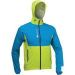 RAIDLIGHT Responsiv Mp+ Jacket Lime Green/blue - Trail running jacket - Blue/Yellow - taille L