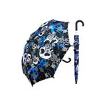 RainStoppers W104CHSKUL 32 in. Childrens Blue Skull Pirate Print Umbrella, 3 Piece