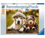 Ravensburger Hund mit M√ºtze (500 Teile)