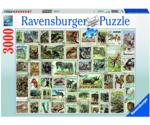 Ravensburger Puzzle Animal Stamps 3000 Parts
