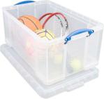 Really Useful Box 64 Litre Plastic Storage Box Clear