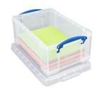 Really Useful Box 9 Litre Plastic Storage Box Clear