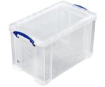 Really Useful Products Plastic Storage Box 24 L transparent