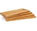 Relaxdays Bamboo Chopping Board Set 4 pcs beige (6911007)