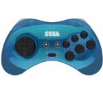 Retro Bit Sega Saturn 8-Button Arcade Pad 2.4GHz Wireless Blue