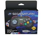 Retro Bit Sega Saturn 8-Button Arcade Pad USB