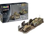 Revell Char. B.1 bis & Renault FT.17 (03278)