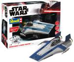 Revell Star Wars: Resistance A-wing Fighter, blue (06773)