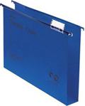 Rexel 70625 Crystalfile Classic Foolscap Suspension File, 300 Sheet Capacity, 30 mm Squared-Base Manilla, Pack of 50, Blue