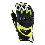 Richa Stealth Motorcycle Gloves - Black/White/Yellow (2XLarge)