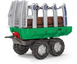 Rolly Toys Timber Trailer Tandem-Axle Green