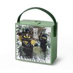 Room Copenhagen 40511741 Lego Movie Lunchbox with Handle, Plastic, Sand Green (Ninjago)