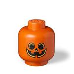 Room Copenhagen Lego Storage Head Large-Pumpkin, Orange