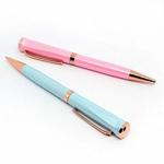 Rose Gold Ballpoint Pens For Women - Premium Ladies Pen Set, Black Ink by Elmina