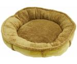 Rosewood Tan Plush Wrap Around Dog Bed