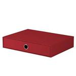 Rossler Soho A4 1 Drawer Filing Storage Box - Red