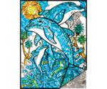 Royal & Langnickel Dolphins Foil Painting By Numbers Kit