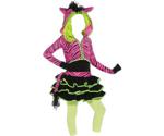 Rubie's Neon Pink Zebra Hoodie (2886635)