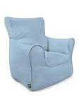 rucomfy Kids Armchair Beanbag - Blue, Light Blue Light Blue