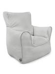 rucomfy Kids Armchair Beanbag - Grey, Grey Grey