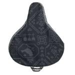 Saddle Cover Bohème charcoal