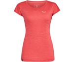 Salewa Puez Melange DryTon T-Shirt rouge red melange