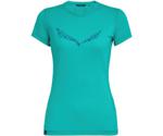 Salewa Solid DRI-Release T-Shirt lagoon green melange