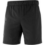 Salomon Men's 2-in-1 Running Shorts, AGILE 2IN1 SHORT M, Synthetic Blend, Black, Size M, LC1048700