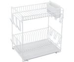 Sauvic 88980 Dish rack, large, white