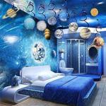 SaYaLa 30Pcs Solar System Party Supplies Planet Hanging Decorations for Birthday Party/Kids room/Classroom