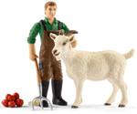 Schleich Farmer with Goat (42375)