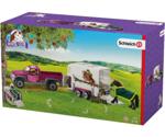 Schleich Horse Club Pick-Up with Horse Trailer 42346