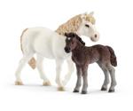 Schleich Pony mare and foal (42423)